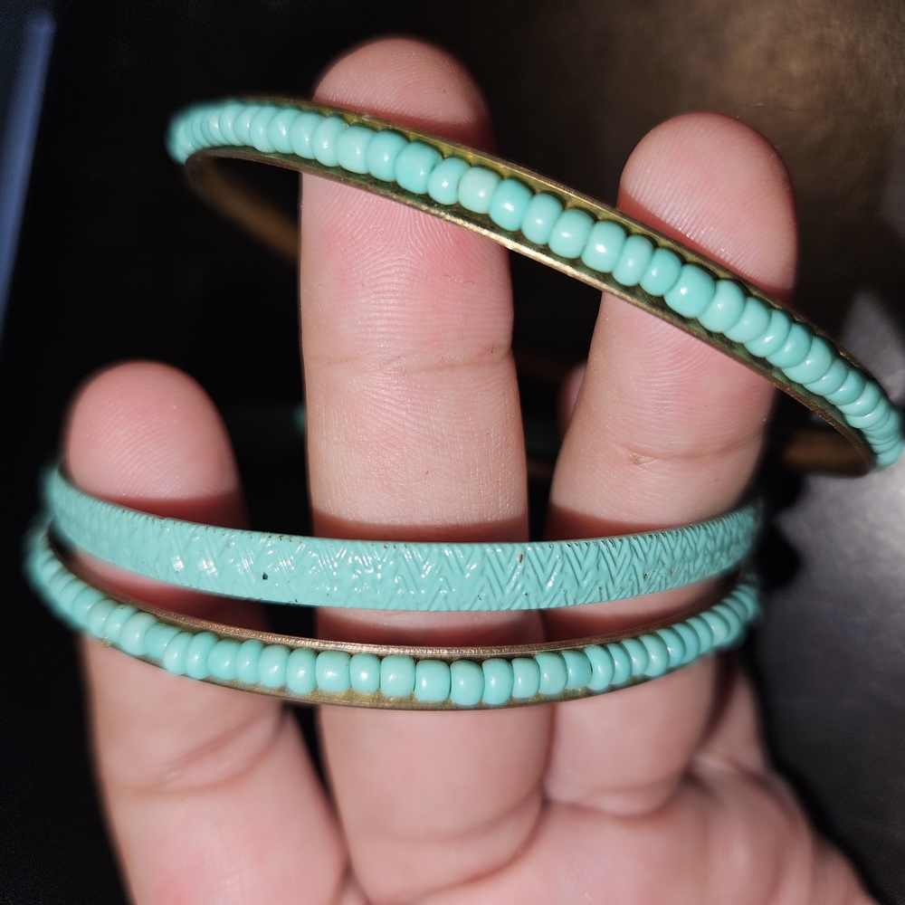Turquoise Bangles - Picture 2 of 3